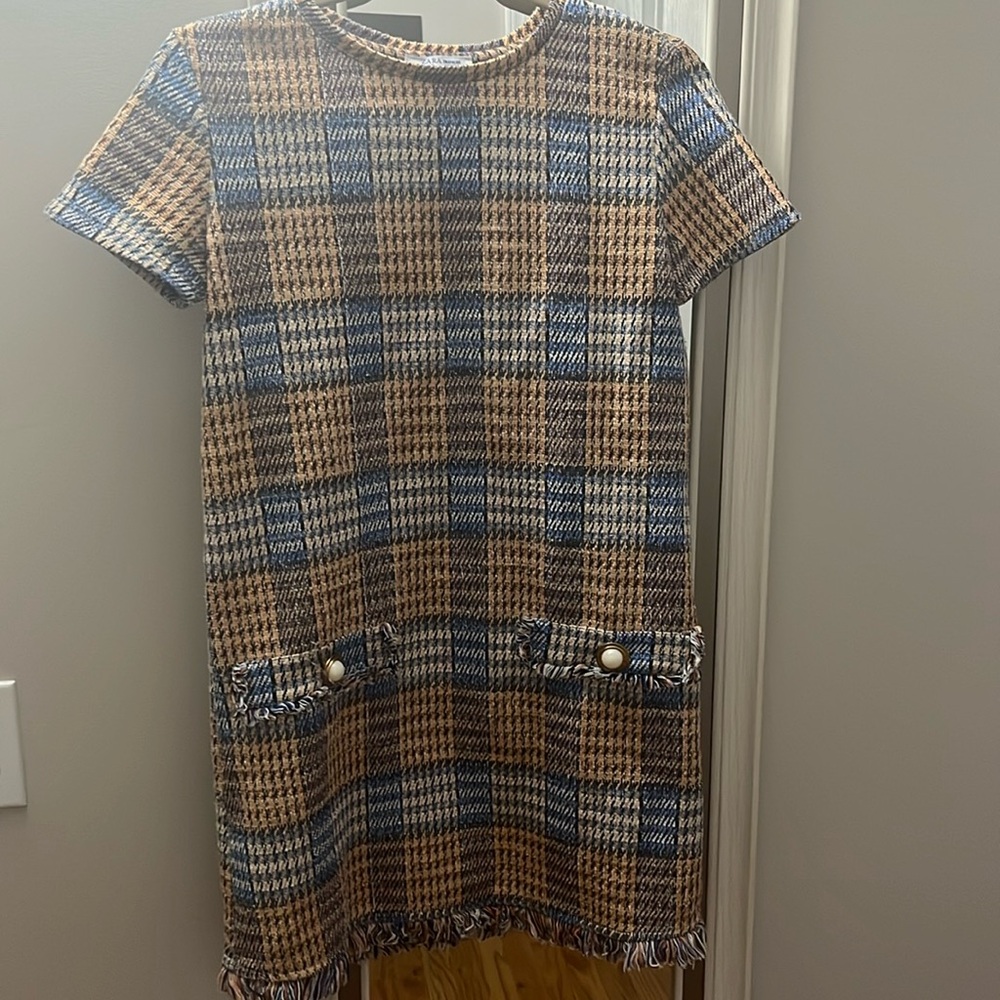 Zara mini shift dress